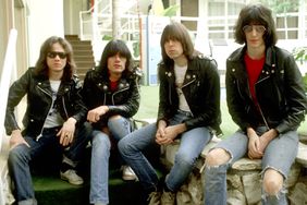 The Ramones, circa 1976. Left to right: Tommy, Dee Dee, Johnny and Joey Ramone