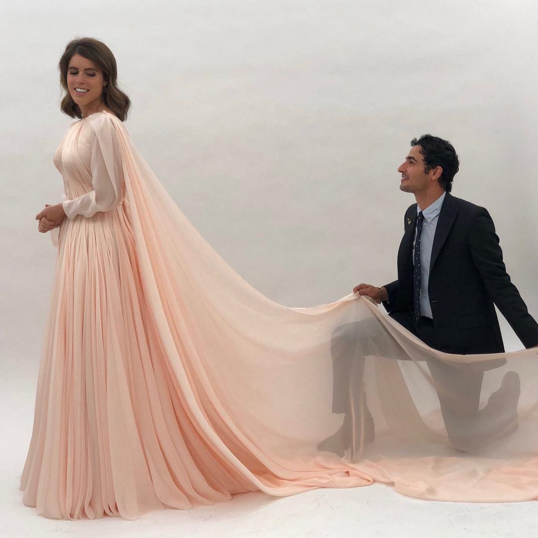 https://www.instagram.com/p/BvZgXEFhyYk/Zac Posen/InstagramPrincess Eugenie