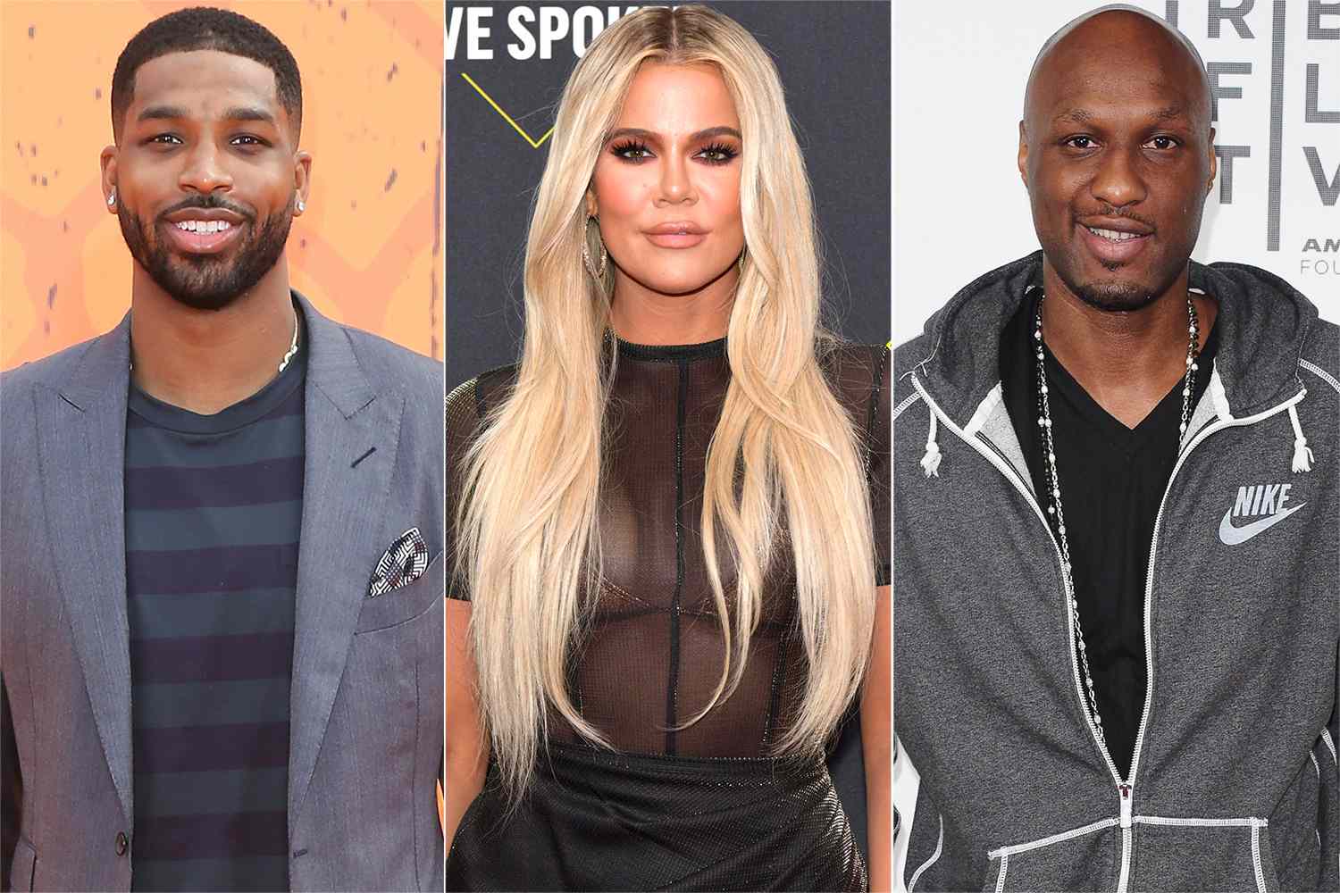 Tristan Thompson, Khloé Kardashian, Lamar Odom