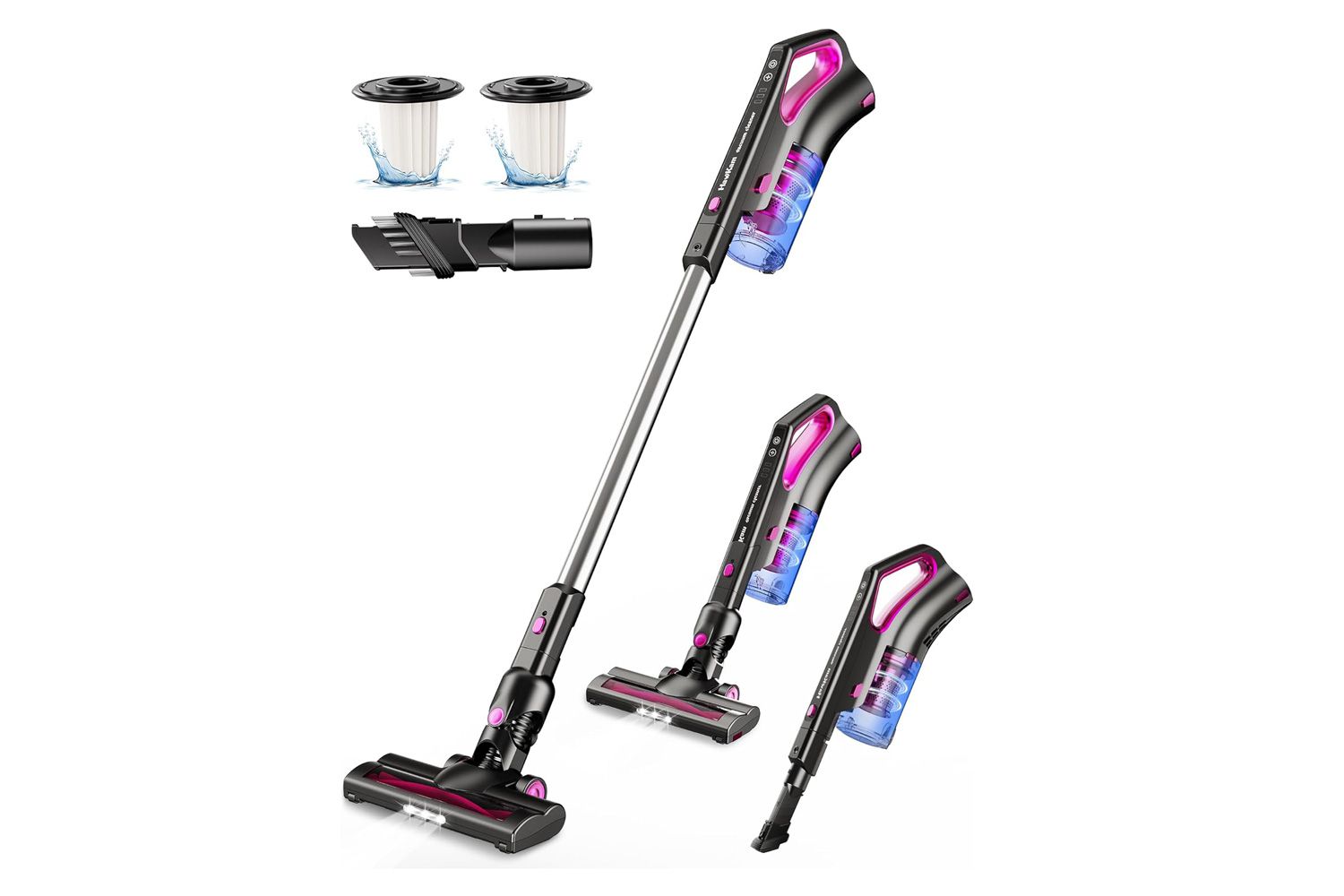 Cordless Vacuum Cleaner with 2200mAh Detachable 