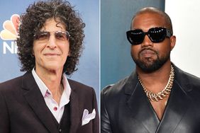 Howard Stern attends the "America's Got Talent" pre-show red carpet arrivals at Radio City Music Hall on August 11, 2015 in New York City. (Photo by Debra L Rothenberg/FilmMagic); Kanye West attends the 2020 Vanity Fair Oscar party hosted by Radhika Jones at Wallis Annenberg Center for the Performing Arts on February 09, 2020 in Beverly Hills, California. (Photo by George Pimentel/Getty Images)