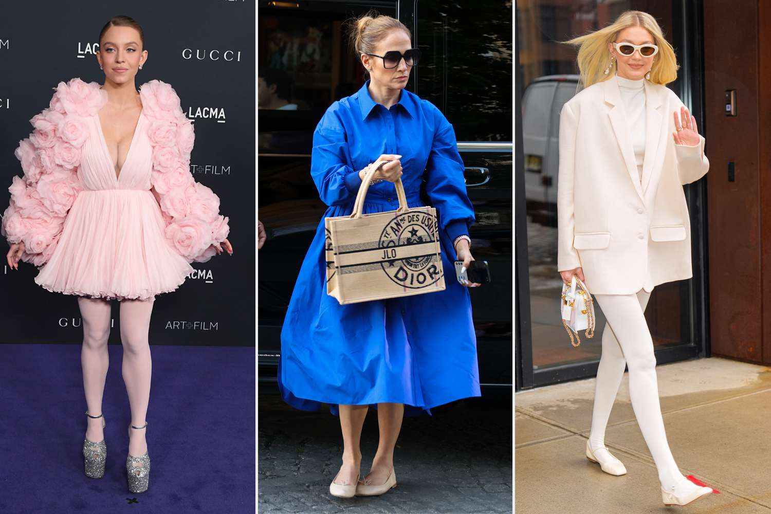 stars wearing the balletcore trend