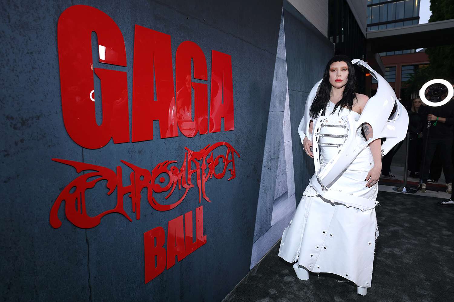 Lady Gaga attends The World Premiere Fan Screening Of HBO Original Gaga Chromatica Ball