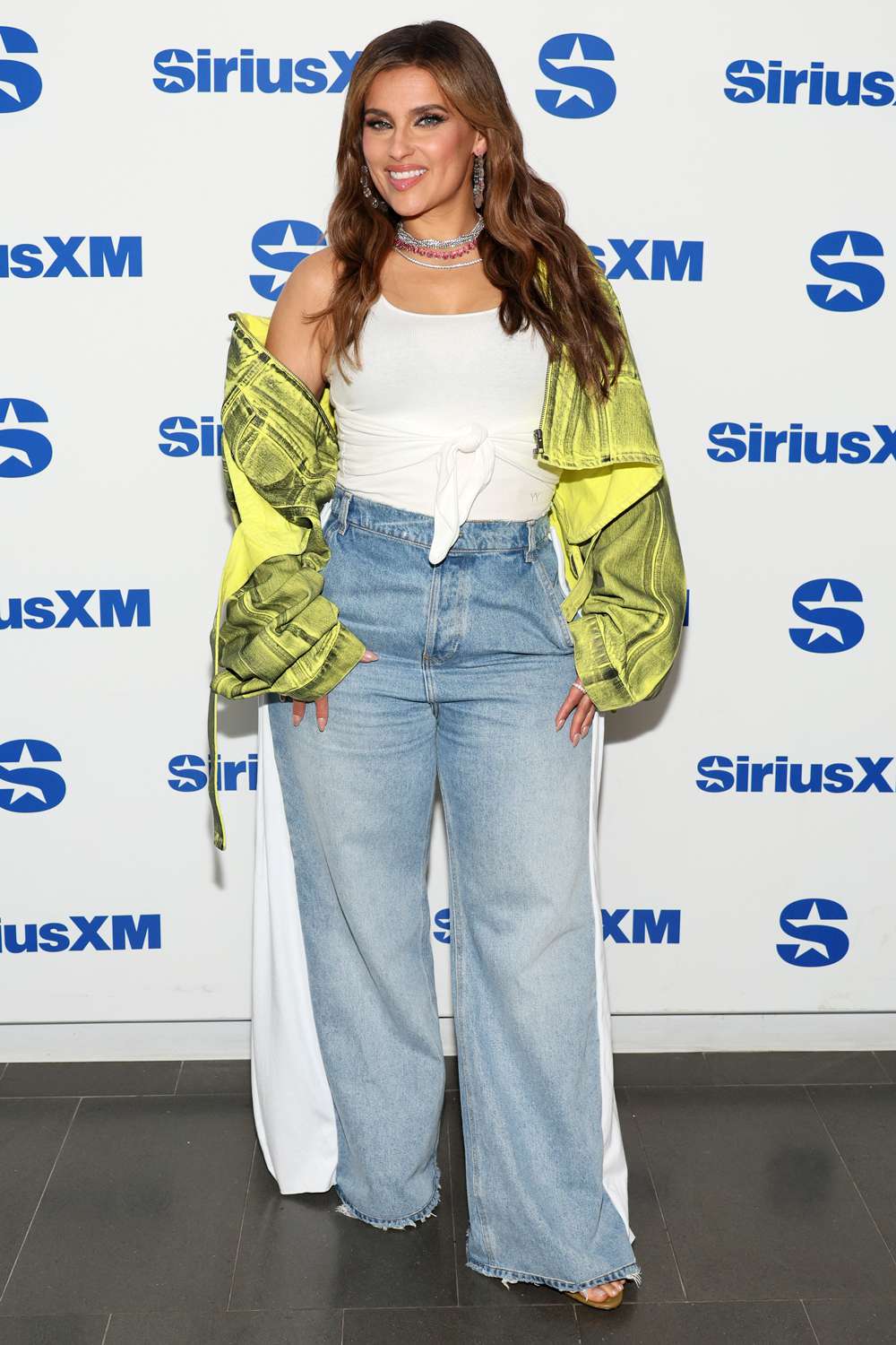 Nelly Furtado visits SiriusXM Studios on July 11, 2024 in New York City