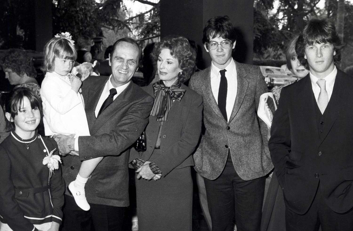 Bob Newhart with Family at Easter Sunday Brunch