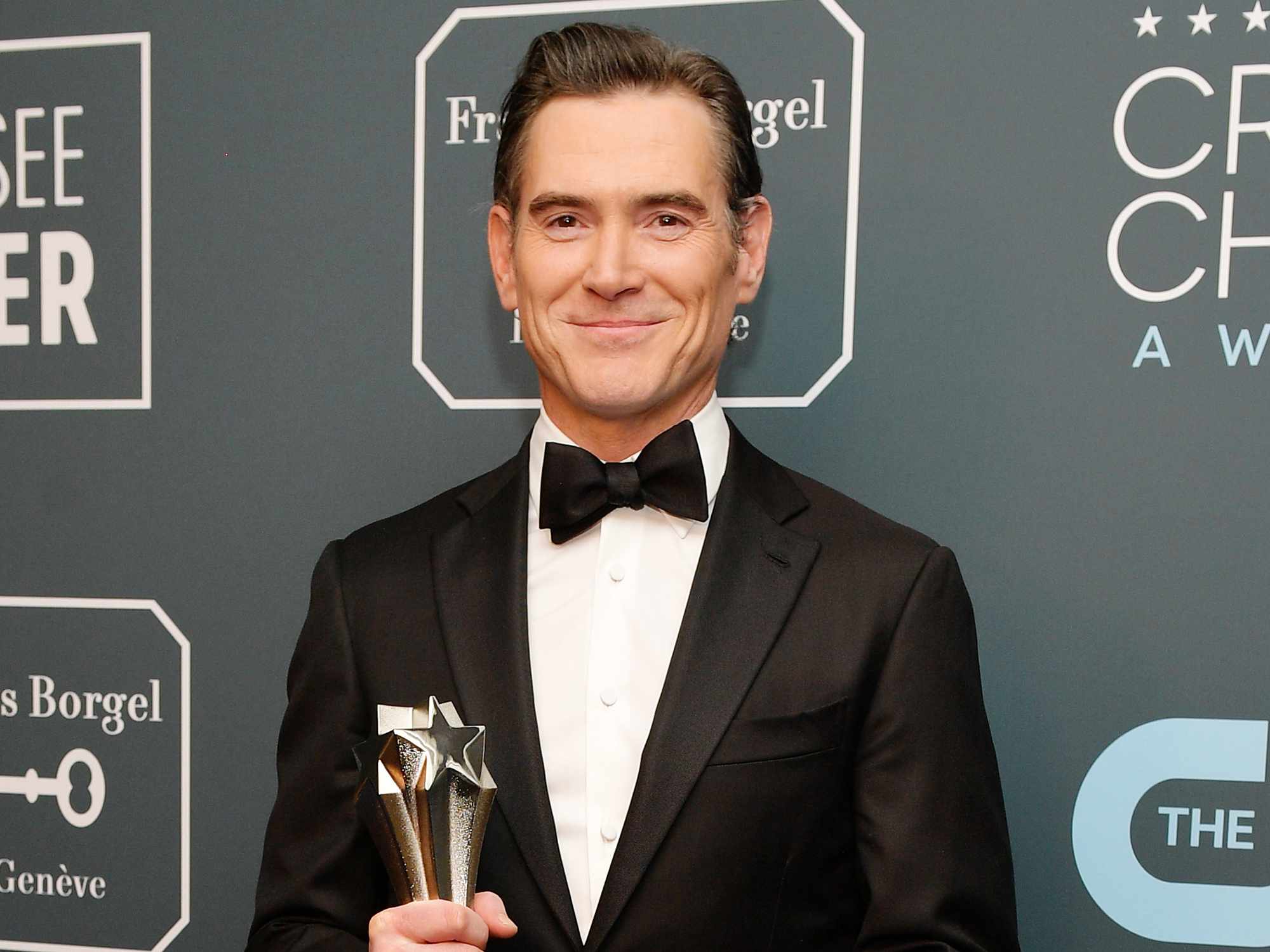 Billy Crudup poses in the press room during the 25th Annual Critics' Choice Awards at Barker Hangar on January 12, 2020 in Santa Monica, California