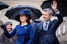 Queen Mary and King Frederik of Denmark Step Out Following Accession to Throne