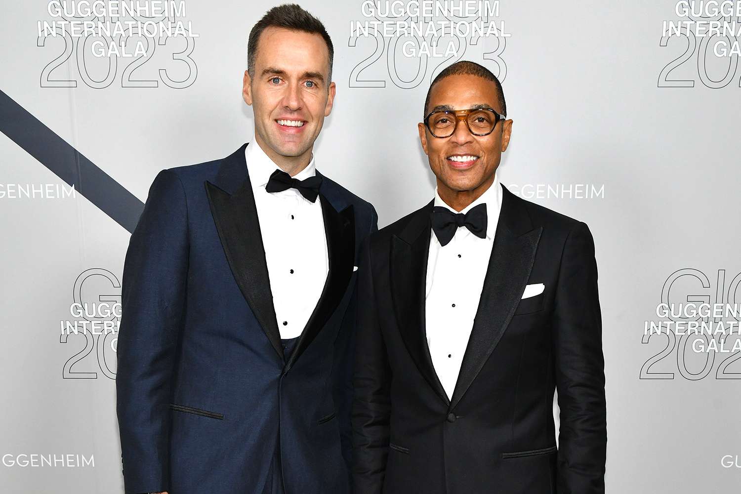 Tim Malone and Don Lemon attend the 2023 Guggenheim International Gala