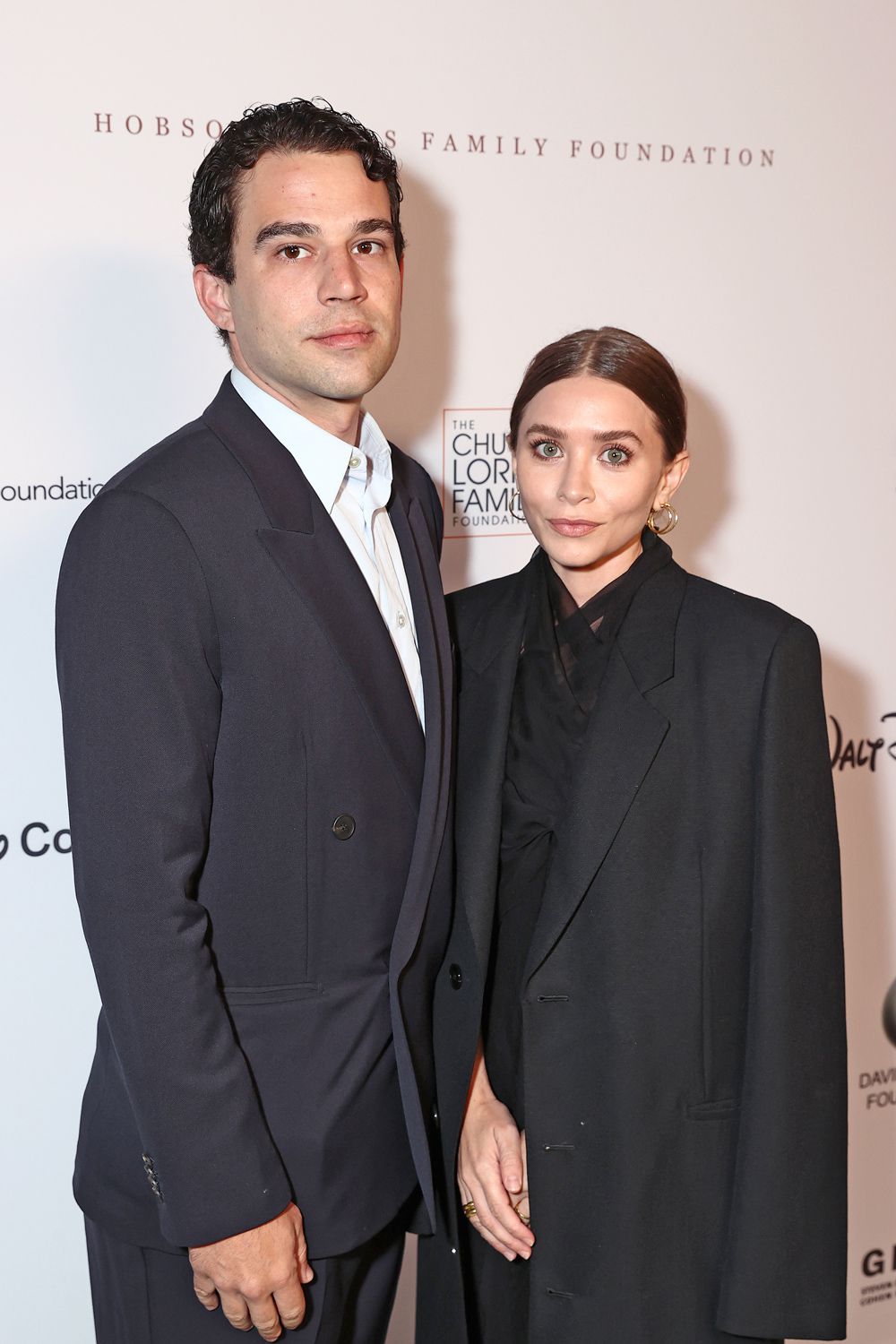 Louis Eisner and Ashley Olsen attend the YES 20th Anniversary Gala on September 23, 2021 in Los Angeles, California.