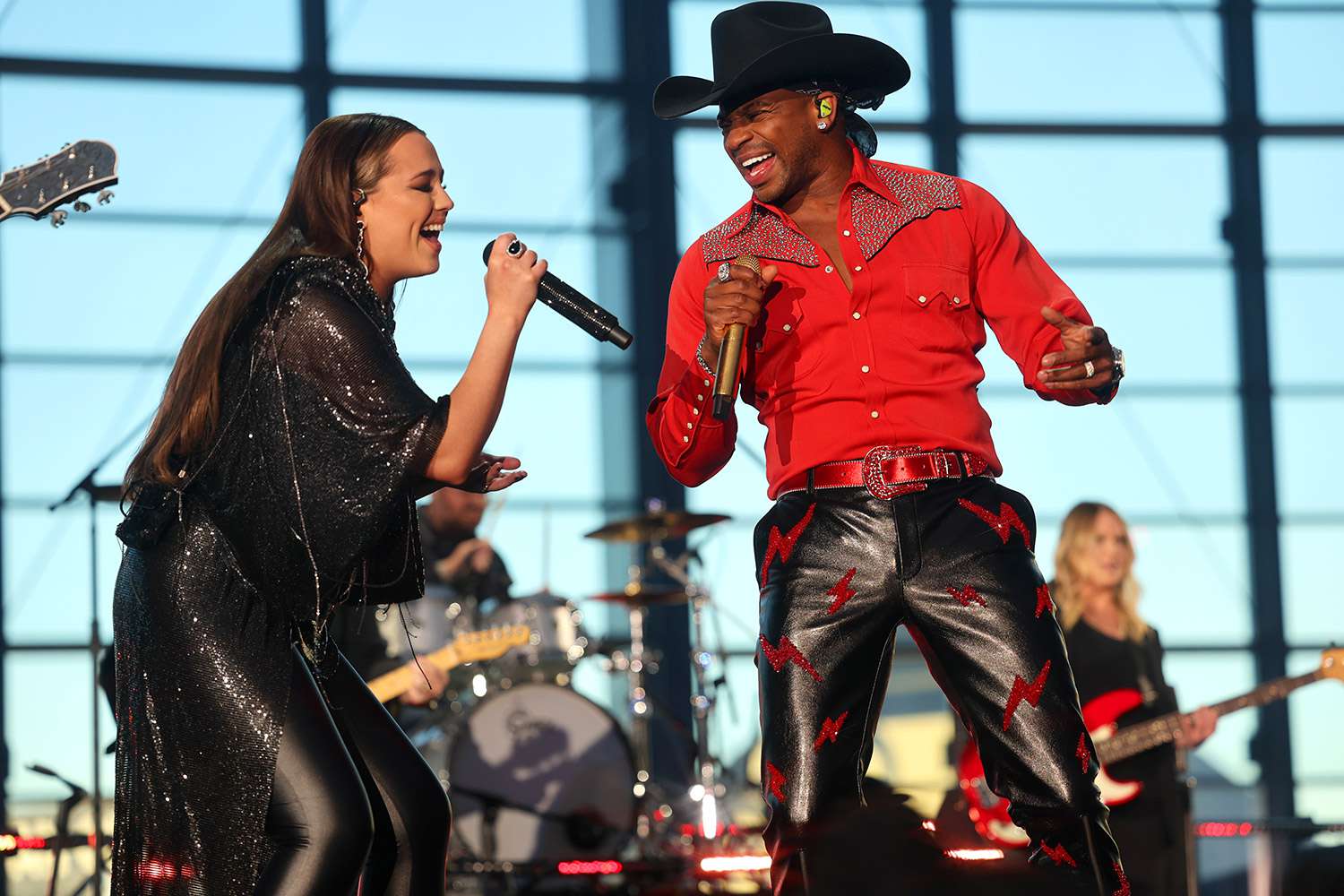 Jimmie Allen and Gabby Barrett