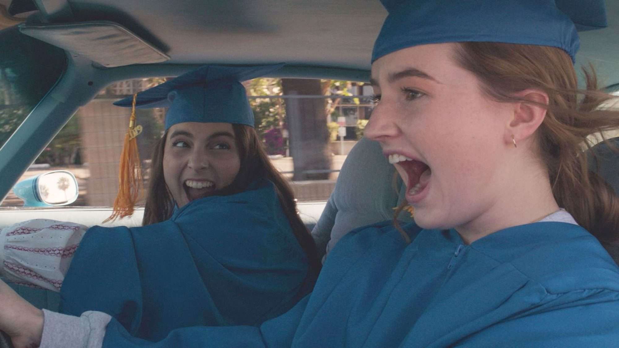 Beanie Feldstein as Molly and Kaitlyn Dever as Amy 'Booksmart'