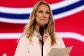 Celine Dion announces the fifth overall pick by the Montreal Canadiens during the first round of the 2024 Upper Deck NHL Draft at Sphere on June 28, 2024 