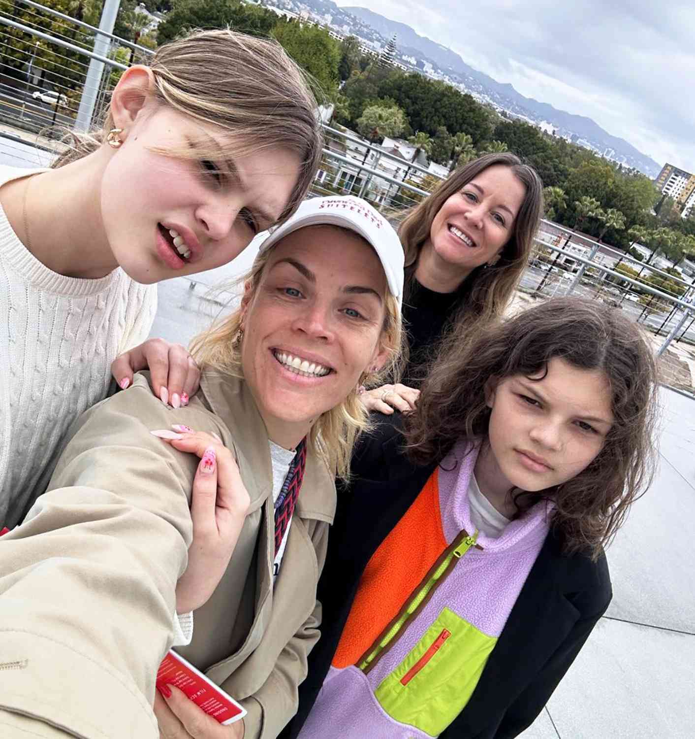 Busy Philipps with daughters Birdie and Cricket