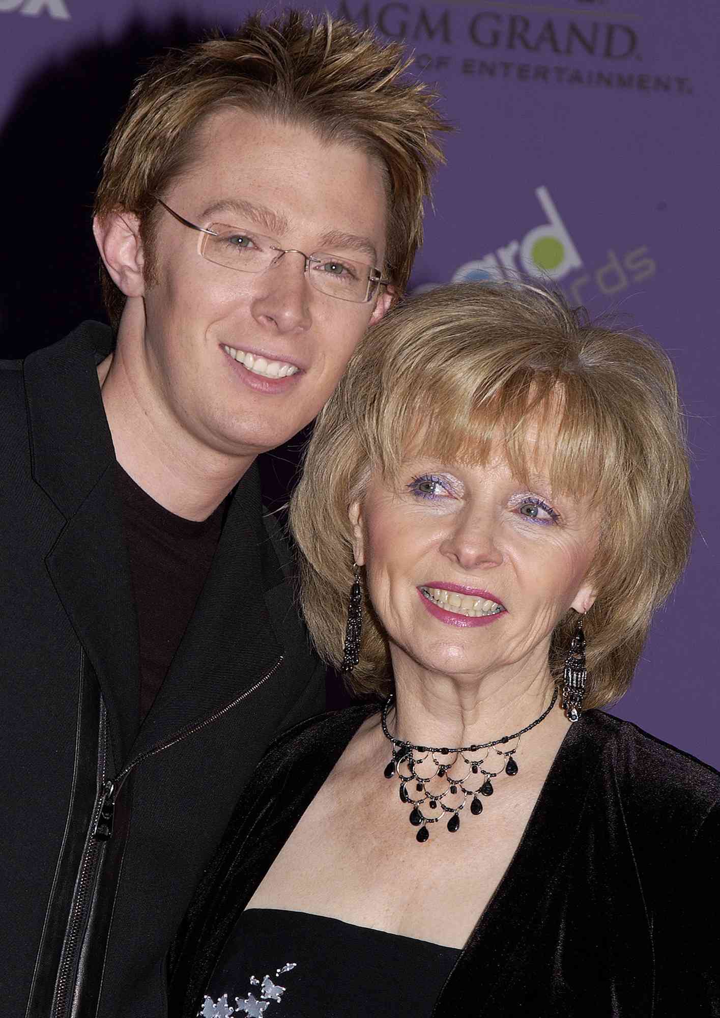 Clay Aiken and mother, Faye Aiken Parker arrive at the 2003 Billboard Music Awards. 