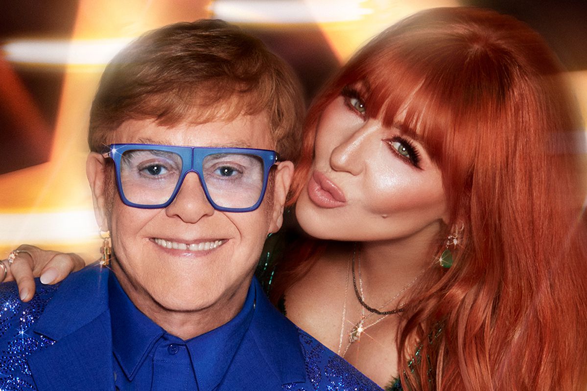 Charlotte Tilbury's new holiday campaign/ collection with Elton John, Kate Moss