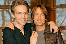 NASHVILLE, TN - JANUARY 25: Richard Marx and Keith Urban attend the BMI & ASCAP #1 Party For "Long Hot Summer" written by Keith Urban and Richard Marx held at Cabana on January 25, 2012 in Nashville, Tennessee. (Photo by Rick Diamond/Getty Images for BMI)