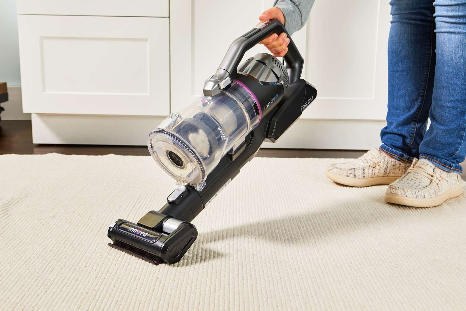 Eureka/Innova Cordless Stick Multi-Surface Vacuum with Whirlwind Anti-Tangle Brushroll