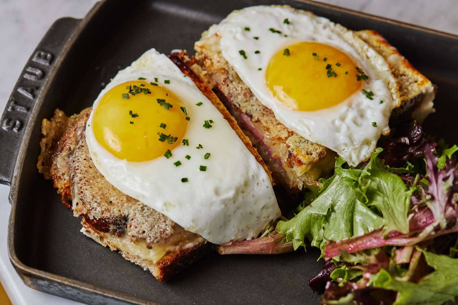 Croque madame: Bistro du Midi