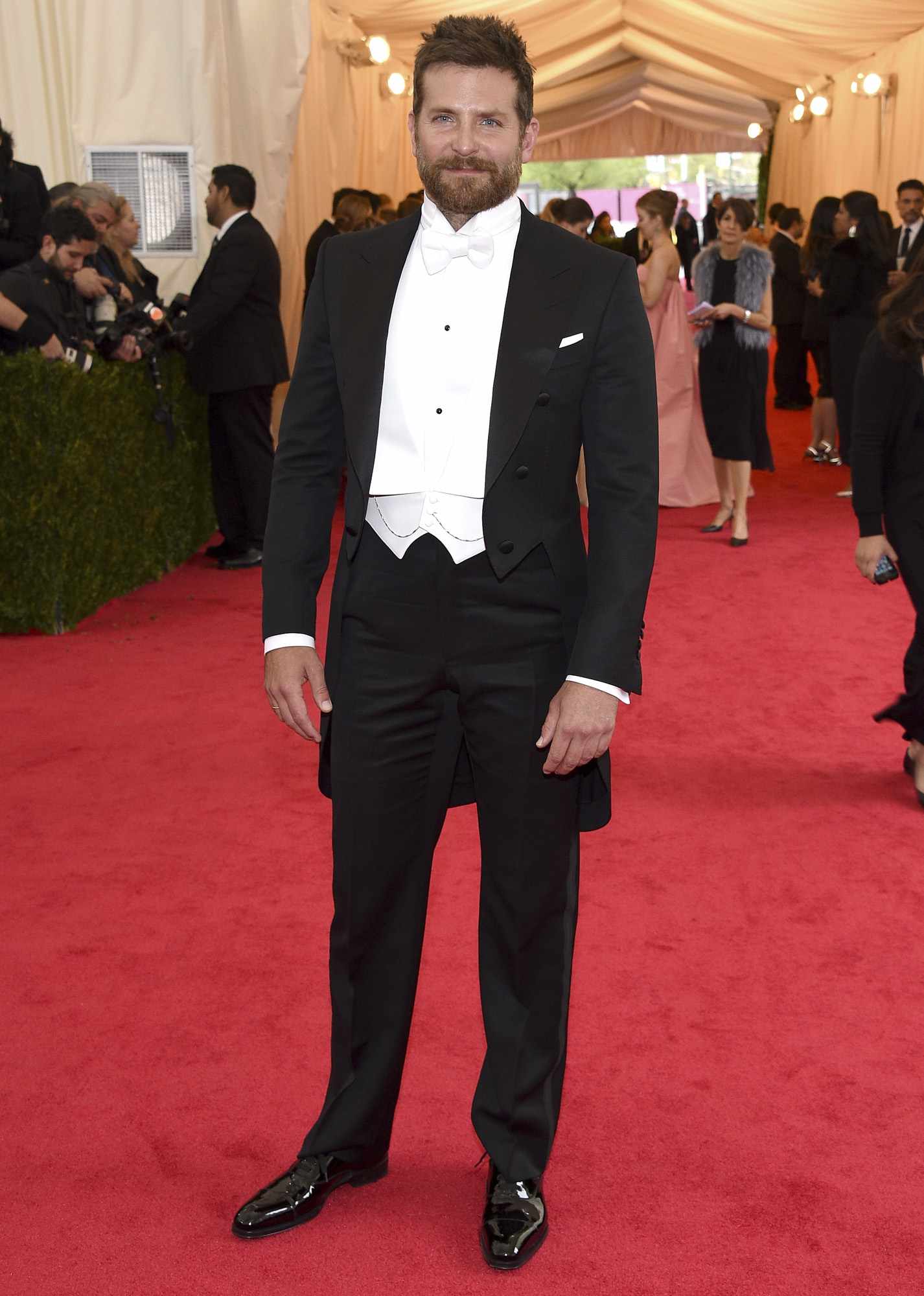 Bradley Cooper attends the "Charles James: Beyond Fashion" Costume Institute Gala at the Metropolitan Museum of Art on May 5, 2014 in New York City.