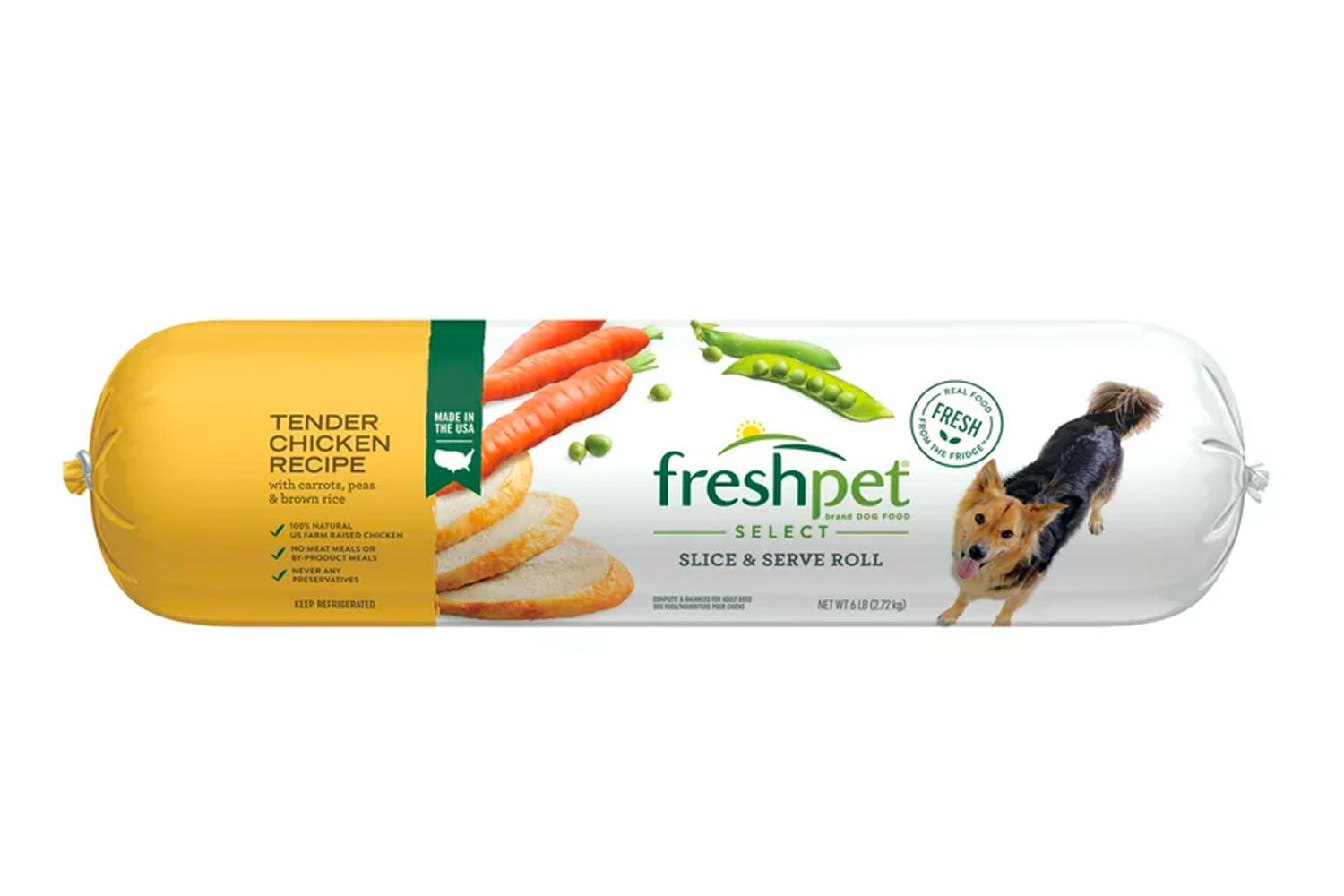 Freshpet Healthy & Natural Dog Food, Fresh Chicken Roll