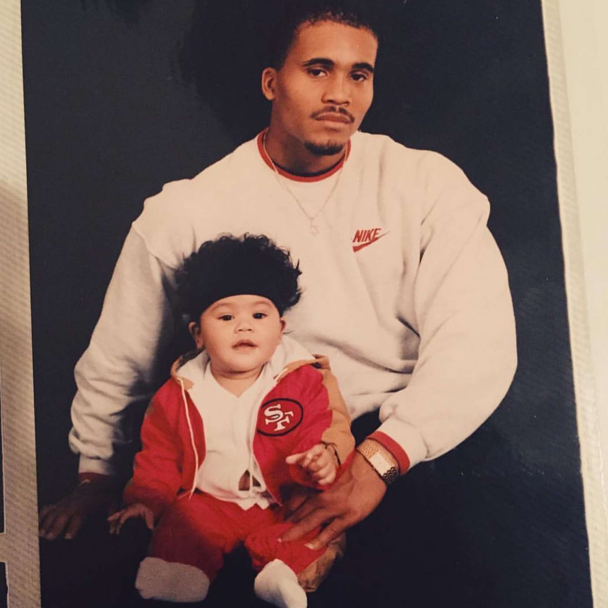 Saweetie and her dad Johnny Harper. 