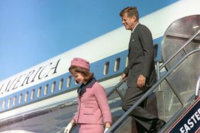 Jackie and Jack arrive in Dallas on that fateful day of November 22, 196