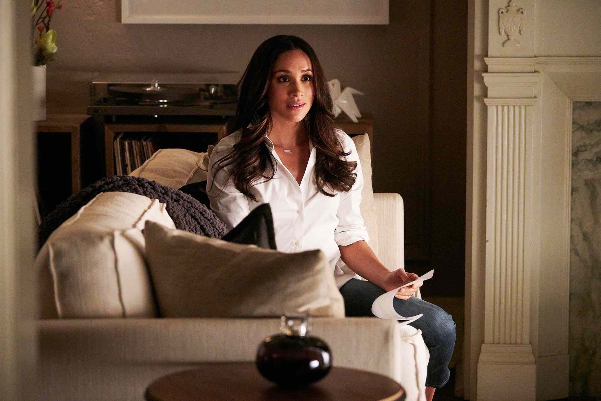 Meghan Markle as Rachel Zane on 'Suits'.