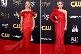 Margot Robbie and Emily Blunt Twin Again on Red Carpet at 2024 Critics Choice Awards