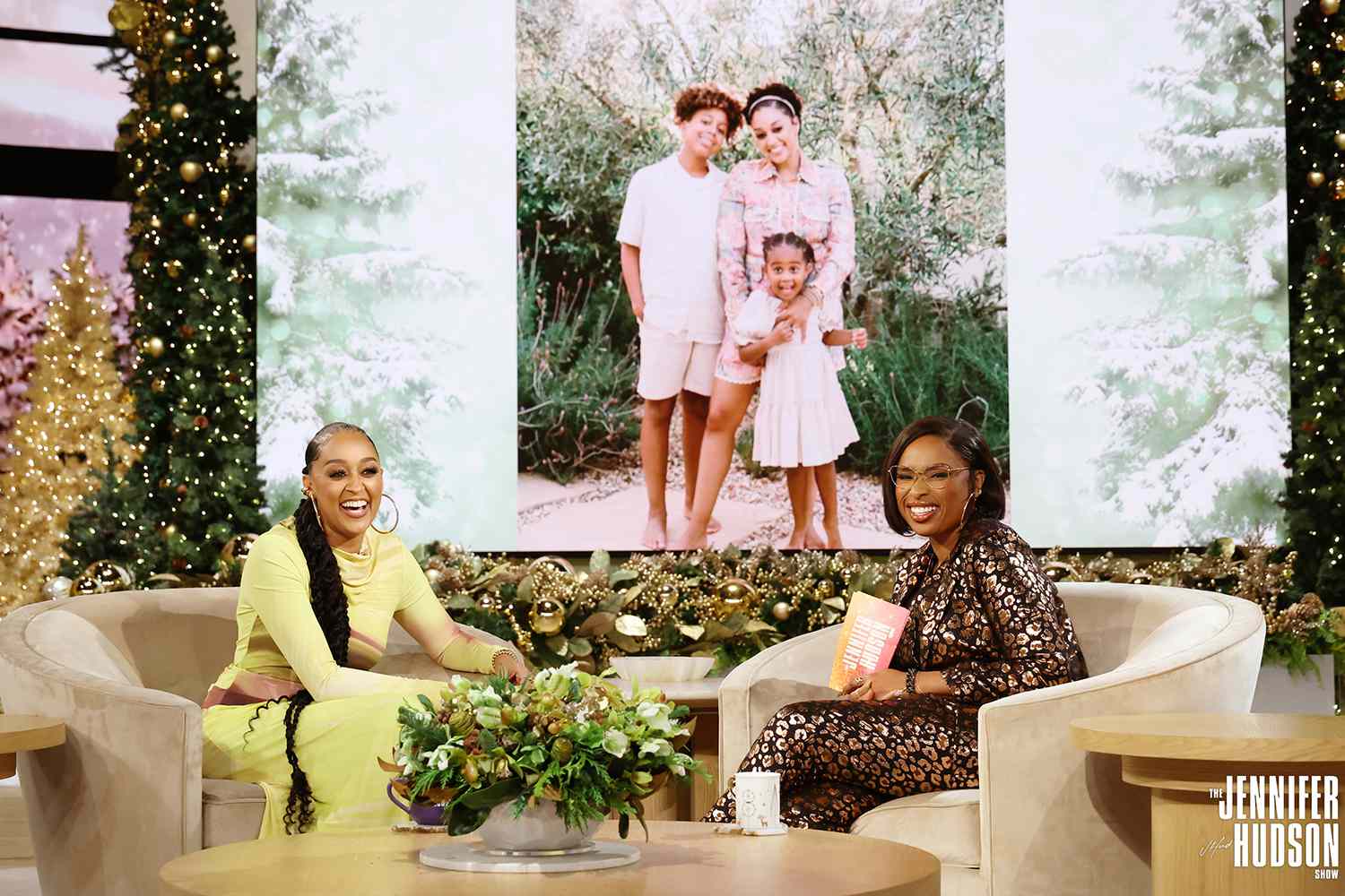 Tia Mowry makes an appearance on The Jennifer Hudson Show