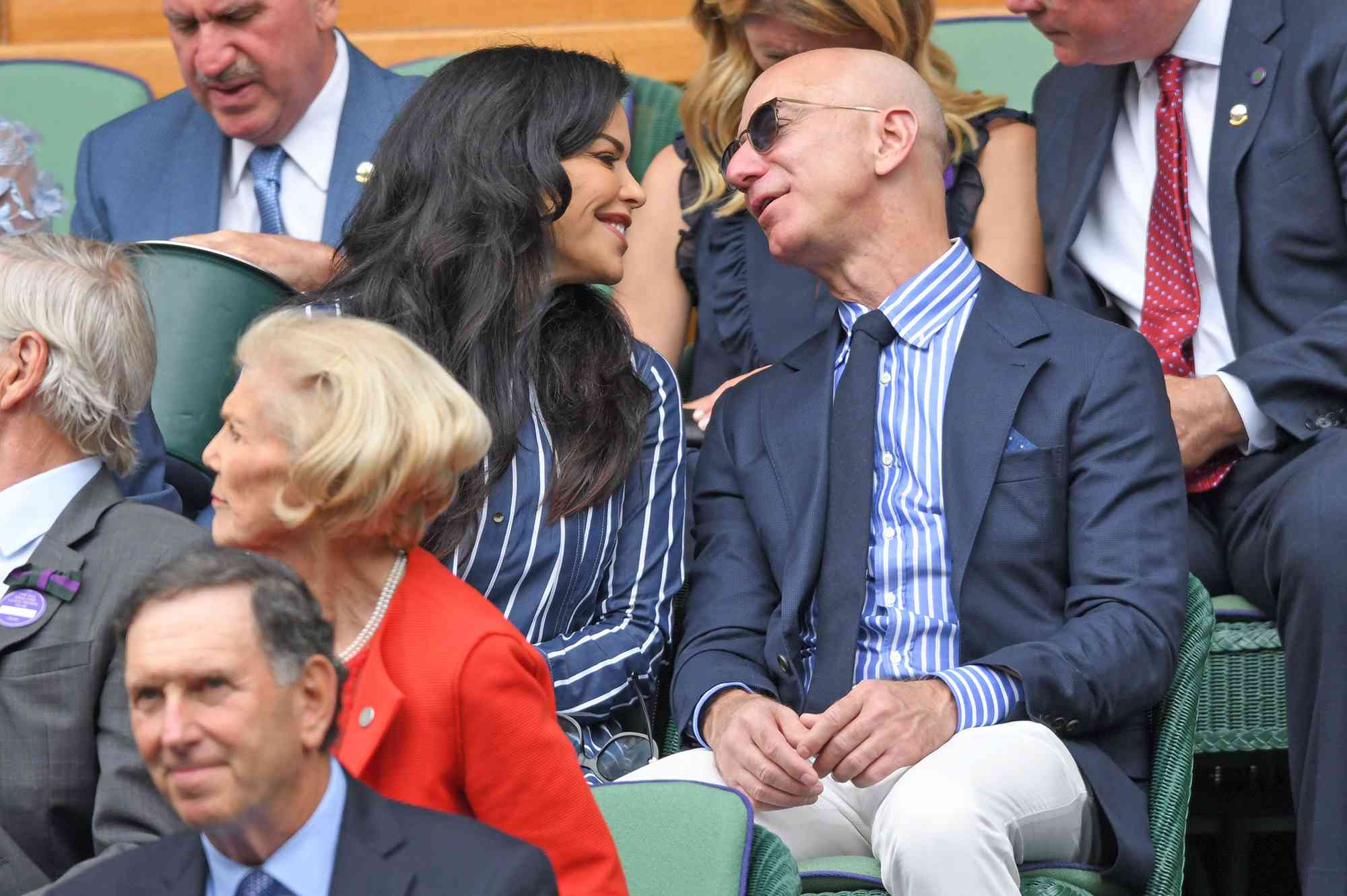 Lauren Sanchez and Jeff Bezos