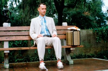 Tom Hanks as Forrest Gump in 'Forrest Gump'. 