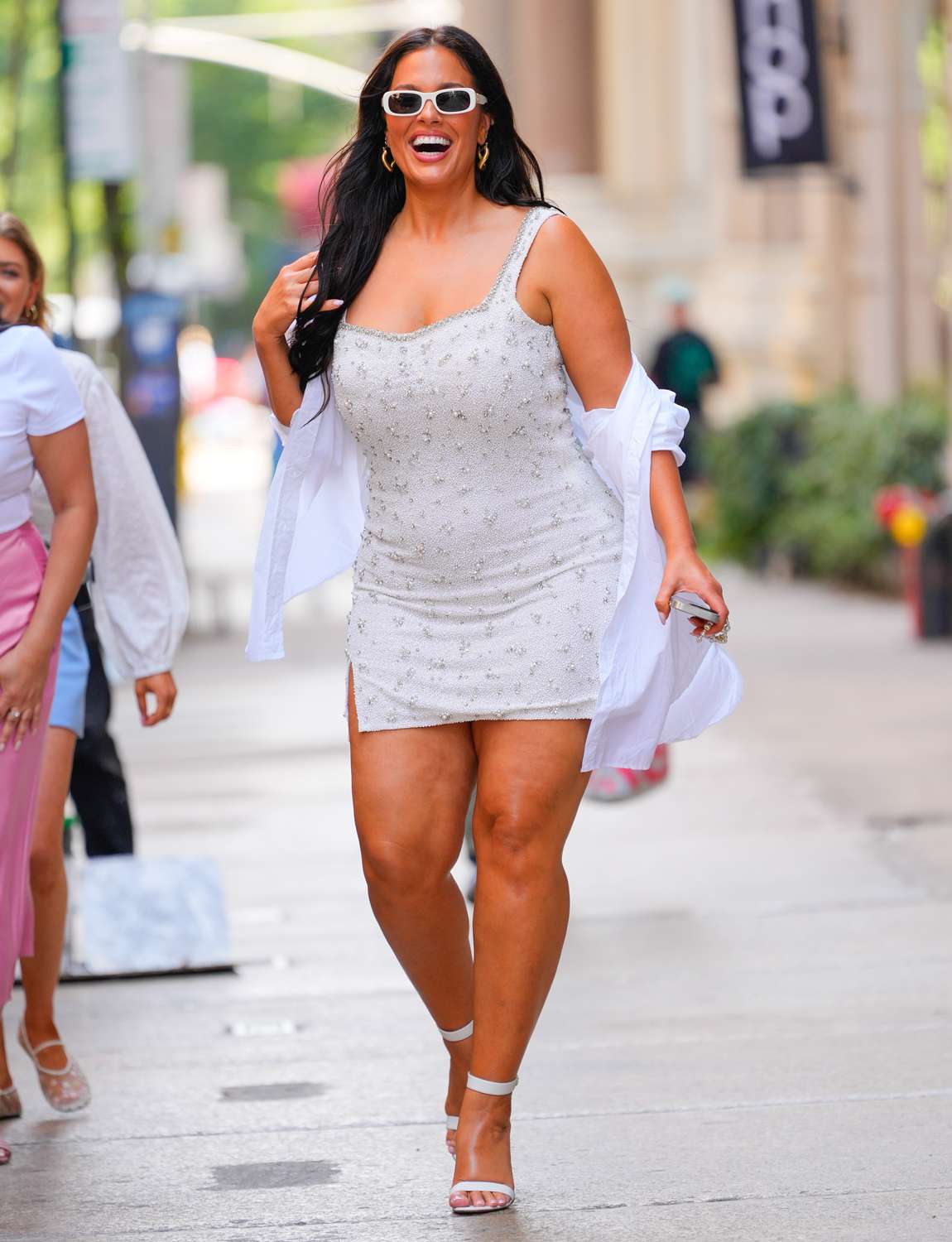 Ashley Graham is seen on July 10, 2024 in New York City