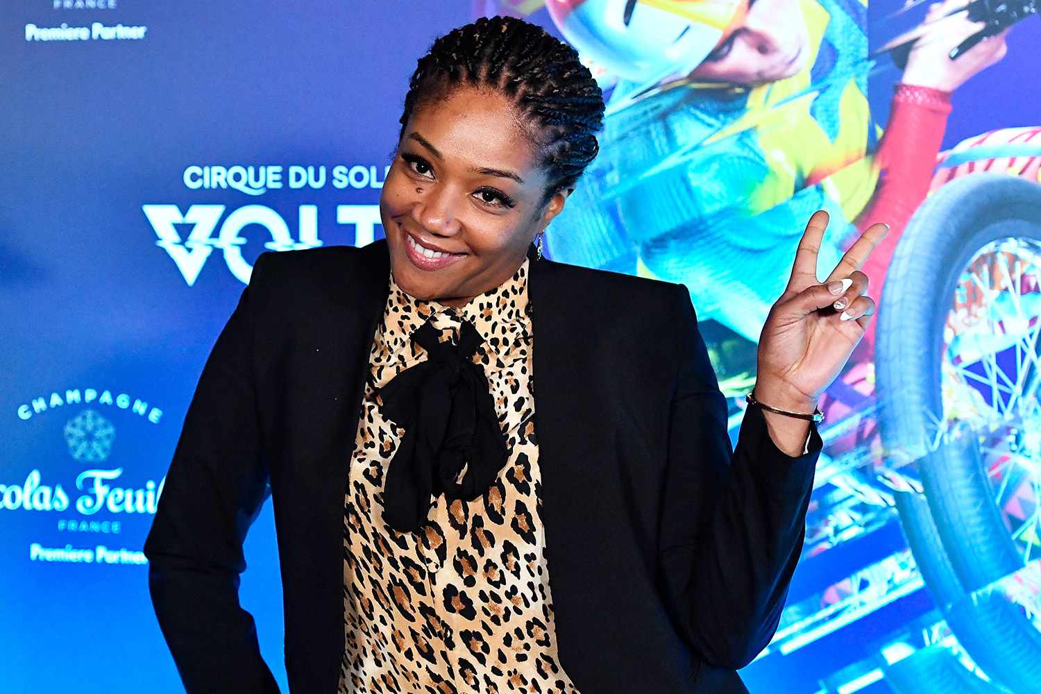 Tiffany Haddish attends the LA Premiere Of Cirque Du Soleil's "Volta" at Dodger Stadium on January 21, 2020 in Los Angeles, California