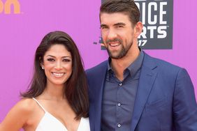 Nicole Johnson (L) and honoree Michael Phelps attend Nickelodeon Kids' Choice Sports Awards 2017 at Pauley Pavilion on July 13, 2017 in Los Angeles, California.