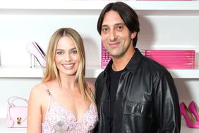 Margot Robbie and Andrew Mukamal attend the VIP book launch For Rizzoli's "BarbieÃ¢ÂÂ¢: The World Tour" at Just One Eye on March 07, 2024 in Los Angeles, California.