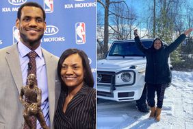 Lebron James and his mom