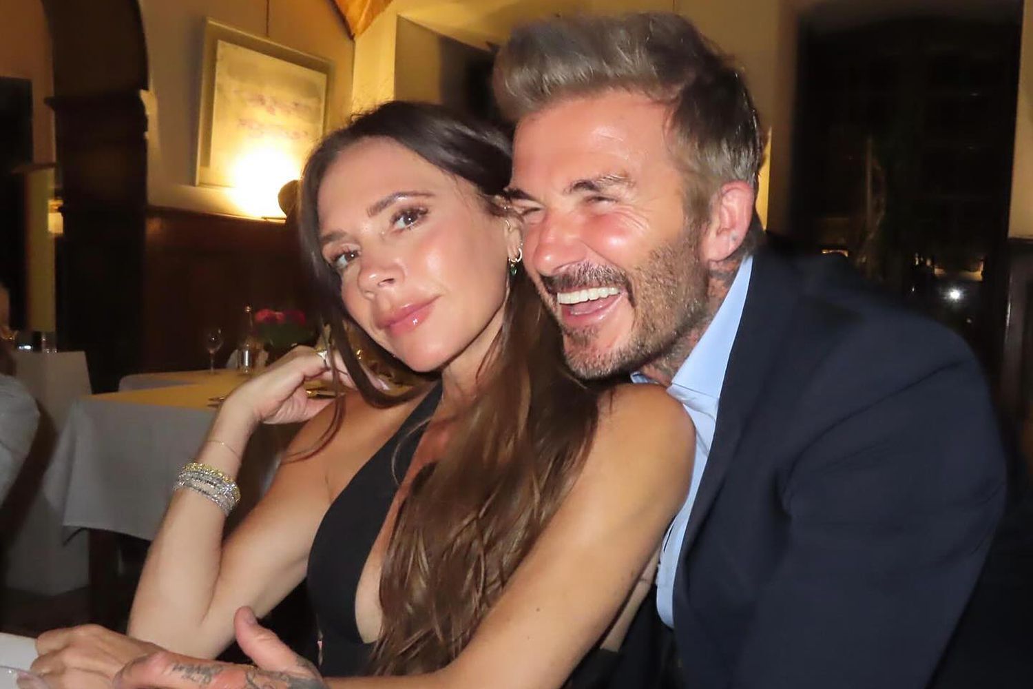 Victoria Beckham and David Beckham photo