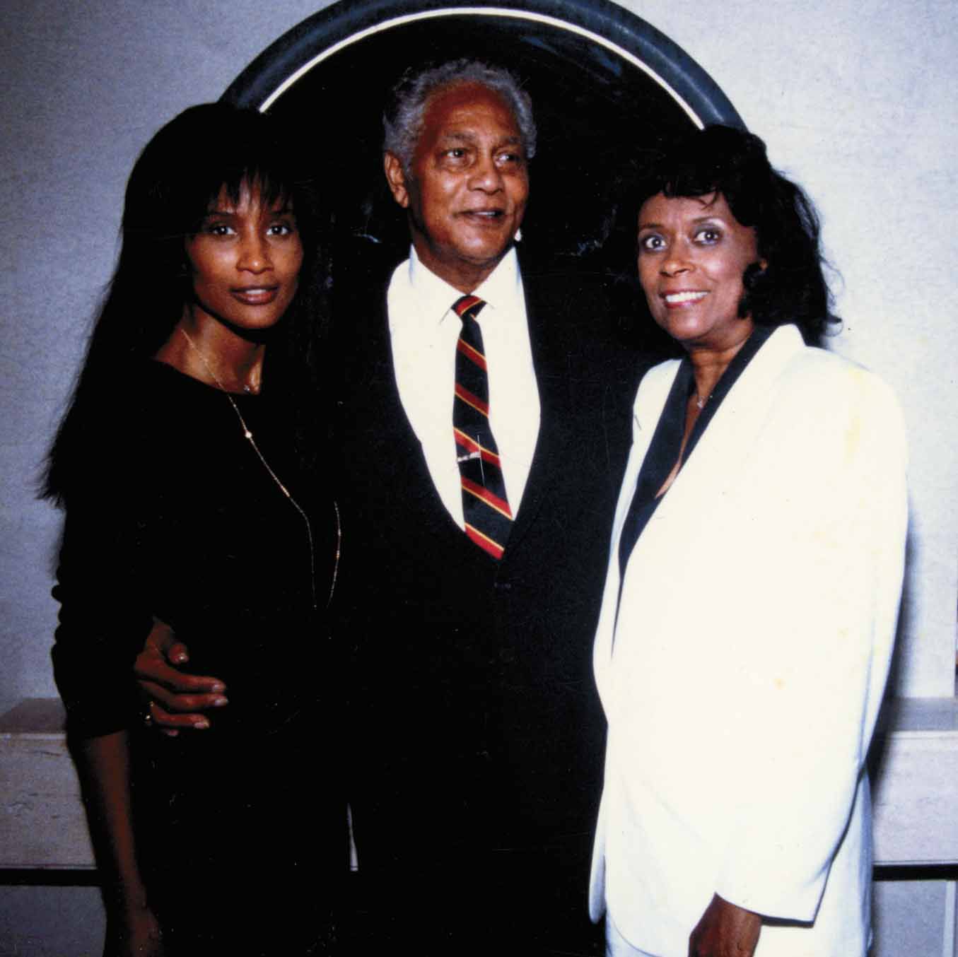 beverly johnson with mother and father