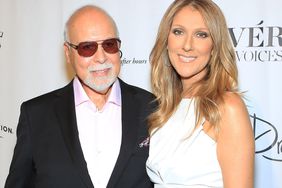 Rene Angelil (L) and singer Celine Dion arrive at the premiere of the show "Veronic Voices" at Bally's Las Vegas on June 28, 2013 in Las Vegas, Nevada
