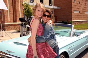 Taylor Swift and Shania Twain during the recreation of "Thelma & Louise" for CMT Music Awards airing on June 8, 2011 8pm EST on CMT Country Music TV.
