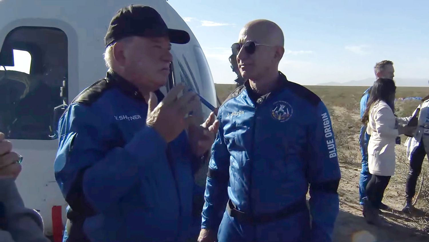 Shatner trip to space with Blue Origin