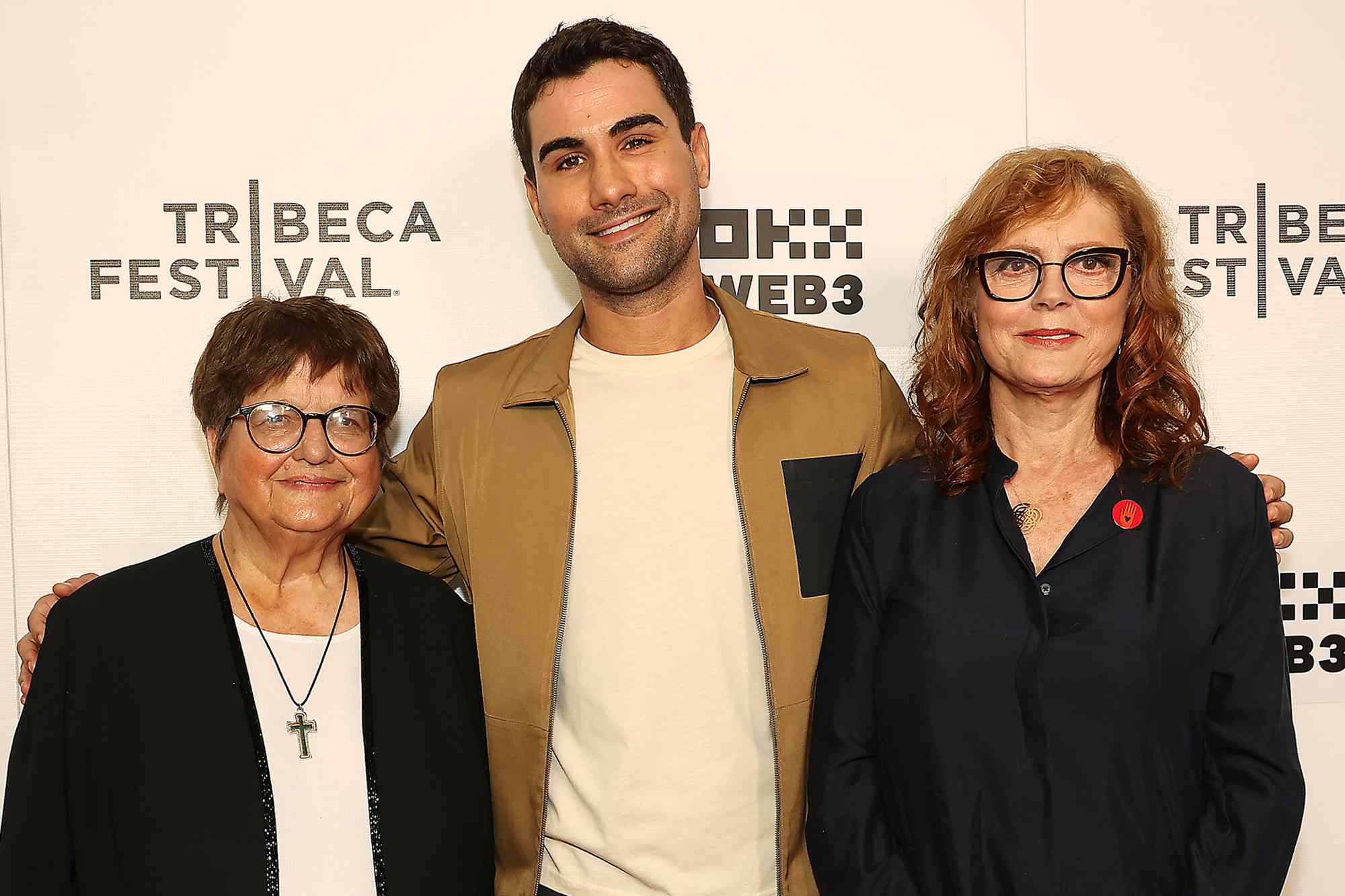 Sister Helen Prejean ,Dominic Sivyer and Susan Sarandon 