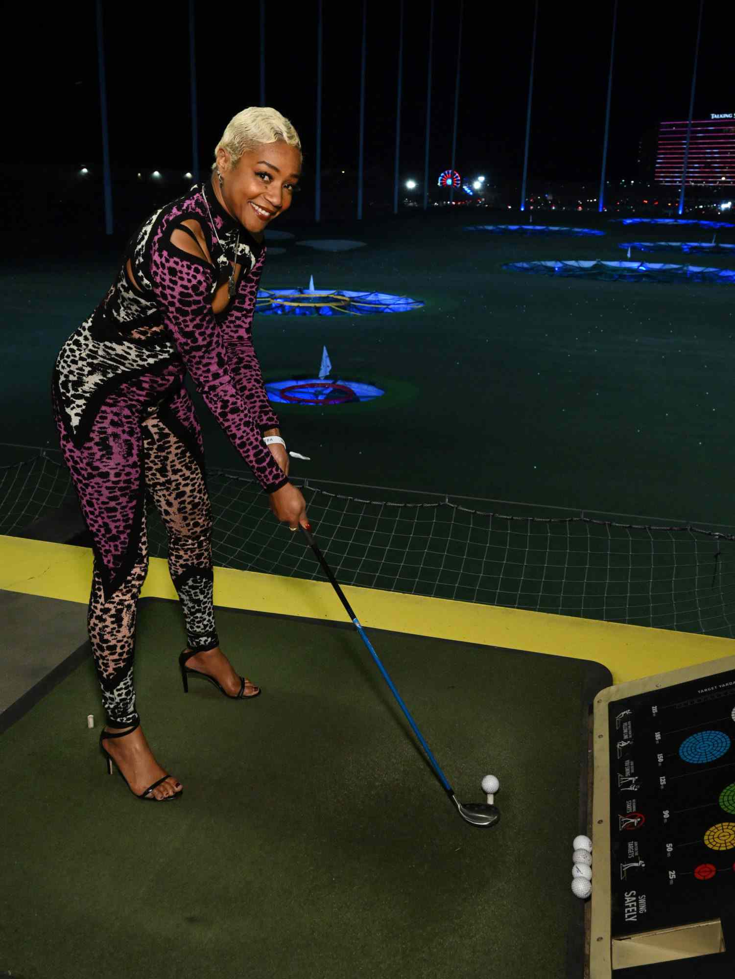 PHOENIX, ARIZONA - FEBRUARY 11: Tiffany Haddish attends Michelob Ultra & Netflix “Full Swing” Premiere & Super Bowl After Party on February 11, 2023 in Phoenix, Arizona. (Photo by Daniel Boczarski/Getty Images for Michelob ULTRA)