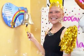 Isabella Strahan Rings the Bell After Finishing Chemotherapy