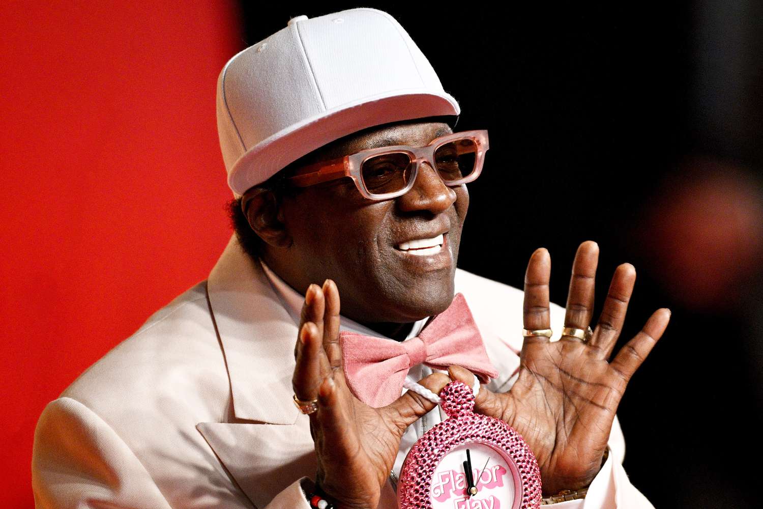 Flavor Flav attends the 2024 Vanity Fair Oscar Party Hosted By Radhika Jones at Wallis Annenberg Center for the Performing Arts on March 10, 2024 in Beverly Hills, California. 