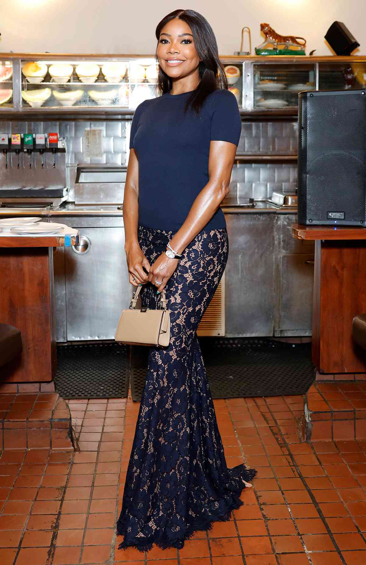 Gabrielle Union-Wade attends as Michael Kors celebrates new Rodeo Drive store with dinner at Canters