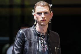 Machine Gun Kelly is seen during the Milan Men's Fashion Week Spring/Summer 2024