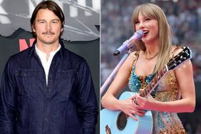 Josh Hartnett at the "Black Mirror - Beyond the Sea" - FYC Screening; Taylor Swift performs onstage during "Taylor Swift | The Eras Tour"
