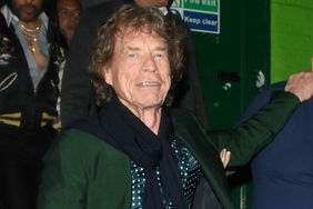 Mick Jagger seen dancing in the street as he leaves his 80th Birthday Bash with his girlfriend Melanie Hamrick