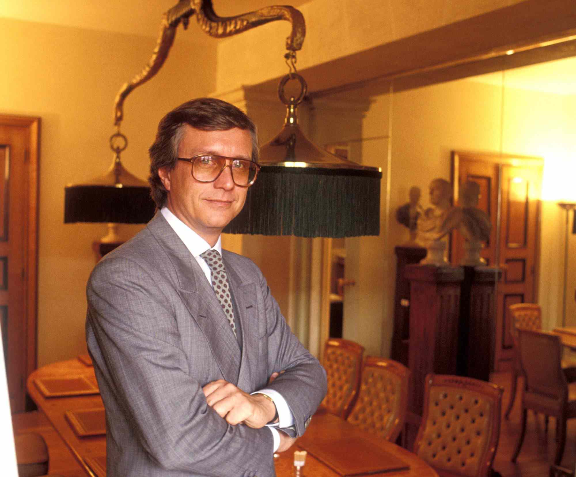 Retrospective of murdered fashion designer Maurizio Gucci, Italy